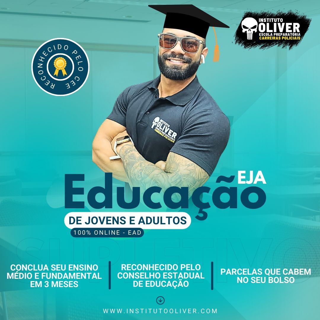EJA - Educação de Jovens Adultos 100% EAD - Instituto Óliver Curso.blog.br