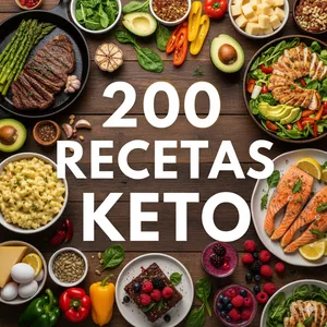 Imagen de portada para Ebook TRANSFORMACION KETO + 200 RECETAS + RETO DE 30 DIAS 