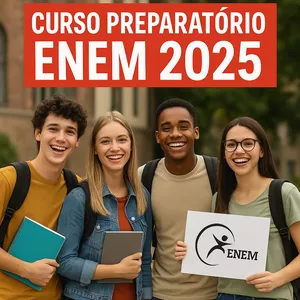 Imagem do curso Curso Preparatório ENEM 2025 – O Guia Completo para Sua Aprovação! 