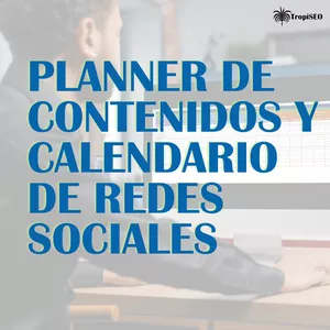 Imagen de portada para Curso online Planner de contenidos y calendario de redes sociales