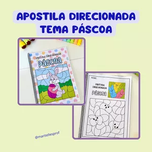 Imagem de capa para o Ebook Apostila Direcionada Tema Páscoa