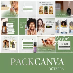 Imagen de portada para Ebook Pack Canva doTERRA Elite Naturaleza