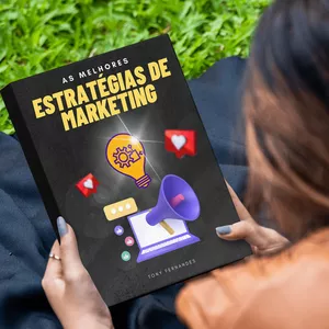 Imagem de capa para o Ebook Estratégias de Marketing para Infoprodutos