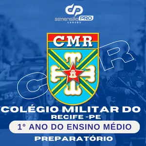 Imagem de capa para o Curso online Curso Preparatorio para realização da Prova de Admissão no 1° Ano do Ensino Médio no Colegio Militar do Recife (CMR) 