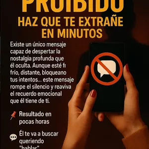 Imagen de portada para Ebook 🔥 El Mensaje Prohibido – Haz Que Él Te Extrañe en Cuestión de Minutos
