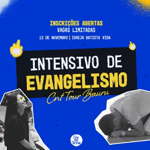 Imagem de capa para o Evento presencial Intensivo de Evangelismo - Escola 2414 | Bauru-SP