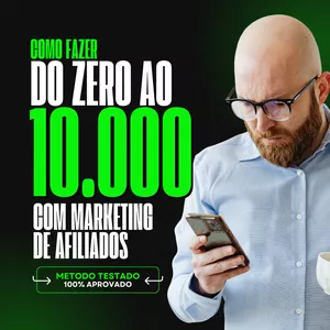 Imagem de capa para o Ebook 0 aos 10 mil Marketing Digital