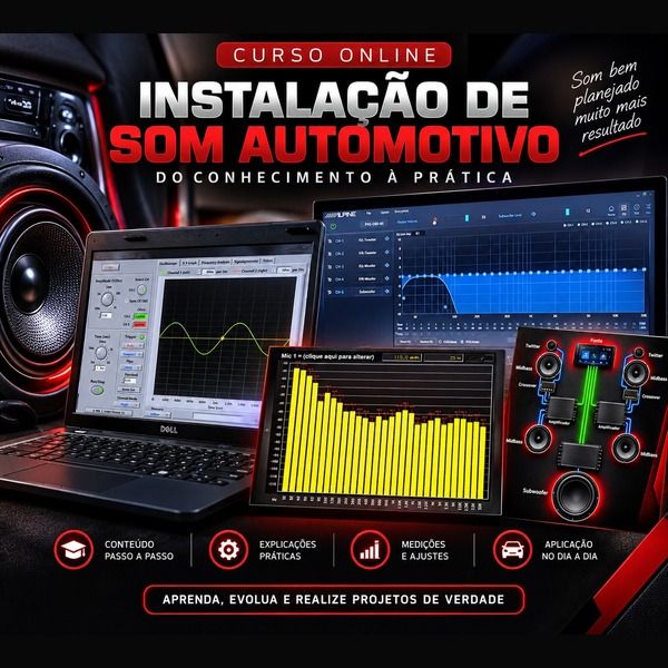 Imagem do curso INSTALAÇÃO DE SOM AUTOMOTIVO   