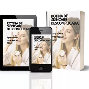 Imagem de capa para o Ebook Rotina de Skincare descomplicada