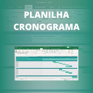 Imagem de capa para o Ebook Planilha Cronograma