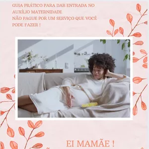 Imagem de capa para o Ebook Guia prático para pedir seu Auxilio Maternidade 