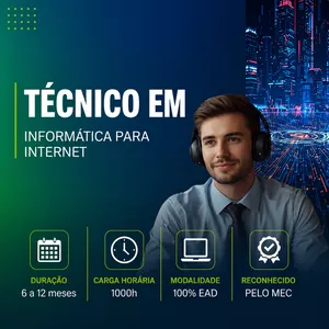 Imagem do curso Curso Técnico Informática Para Internet