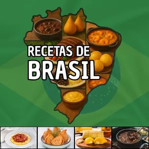 Imagen de portada para Ebook Recetas de Brasil: ¡Recetas brasileñas llenas de pasión y sabor en cada bocado! (Spanish Edition)