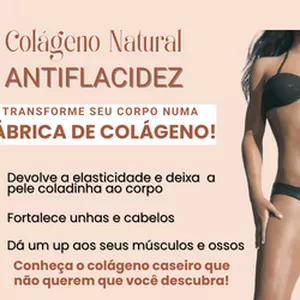 Imagem de capa para o Ebook COLÁGENO CASEIRO NATURAL