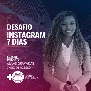 Imagem de capa para o Curso online DESAFIO INSTAGRAM 7 DIAS