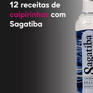 Imagem de capa para o Ebook E-book 12 receitas de caipirinhas com Sagatiba