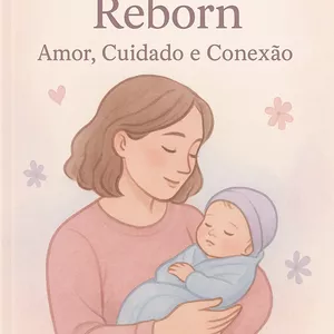 Imagem de capa para o Ebook Curso Mães de Bebês Reborn