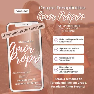 Imagem de capa para o Serviço online Grupo Terapêutico - AMOR PRÓPRIO 