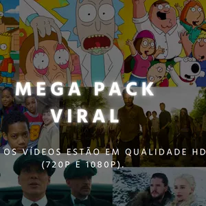 Imagem de capa para o Ebook Mega Pack Viral – Cortes Prontos de Filmes e Séries