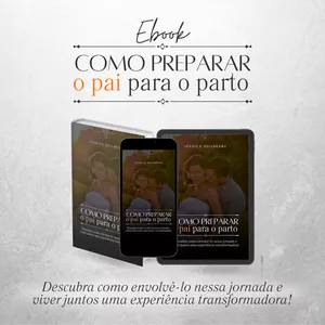 Imagem de capa para o Ebook [EX] EBOOK - Como preparar o pai para o parto