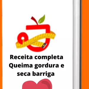 Imagem de capa para o Ebook Receita completa Queima gordura e seca barriga 