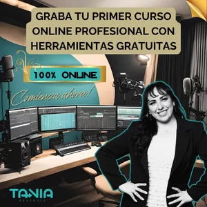 Imagen de portada para Curso online Graba tu primer curso online profesional con Herramientas Gratuitas