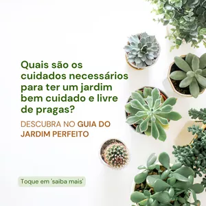 Imagem de capa para o Ebook Guia de um Jardim perfeito 