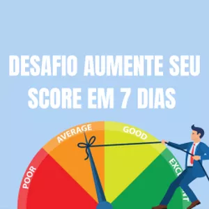 Imagem de capa para o Ebook Desafio aumente score em 7 dias