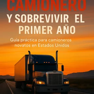 Imagen de portada para Ebook Cómo Hacerte Camionero y Sobrevivir el Primer Año. Guia practica para camioneros en Estados Unidos