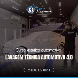 Curso Curso Estética Automotiva - Lavagem Técnica, Limpeza Técnica de Motor e Detalhamento de Chassi