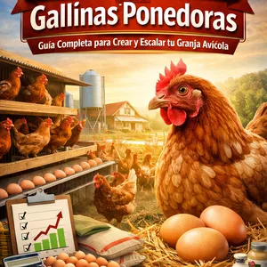 Imagen de portada para Ebook NEGOCIO RENTABLE CON GALLINAS PONEDORAS - GUIA COMPLETA  