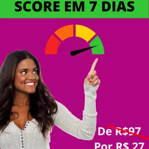 Imagem de capa para o Ebook Desafio aumente seu score em 7 dias