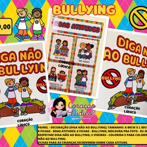 Imagem de capa para o Ebook 🚫Kit Bullying 