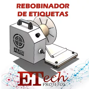 Imagem de capa para o Ebook Rebobinador de Etiquetas Automático Tubetes 1-3POL - PROJETO