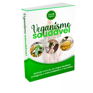 Imagem de capa para o Ebook Veganismo Saudável