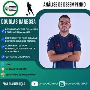 Imagem de capa para o Evento online CURSO DE FUTEBOL - ANÁLISE DE DESEMPENHO