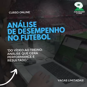 Imagem de capa para o Curso online Analise de Desempenho no Futebol