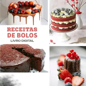 Imagem de capa para o Ebook Receitas De Bolos e Salgados 