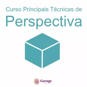Imagem de capa para o Curso online Aprenda a Desenhar em Perspectiva - Curso Básico Principais Técnicas de Perspectiva