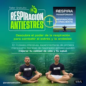 Imagen de portada para Curso online Clases Taller Respiración Antiestrés + Ebook Respira para transformar 