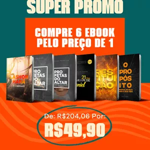 Imagem de capa para o Ebook 6 Ebooks pelo preço de 1
