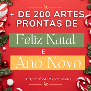 Imagem de capa para o Curso online Pack de Natal e Ano Novo 