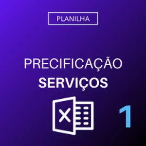 Imagem de capa para o Curso online Planilha: Precificação de Serviços 1
