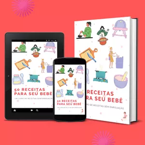 Imagem de 50 Receitas para seu bebê criado por Ricardo Santos Silva na hotmart