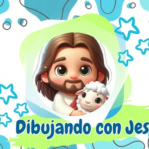 Imagen de portada para Ebook Libro para colorear y dibujar, dibujando con Jesús