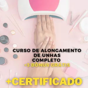 Curso Curso de Alongamento de Unhas em Fibras