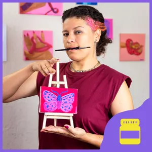 Imagem de capa para o Curso online Pintura com guache! 