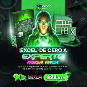 Imagen de portada para Ebook Excel de Cero a Experto