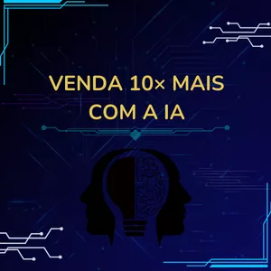 Imagem de capa para o Ebook como vender 10× mais com a IA