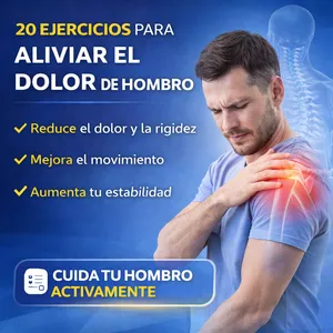 Imagen de portada para Ebook 20 Ejercicios para Aliviar el Dolor de Hombro